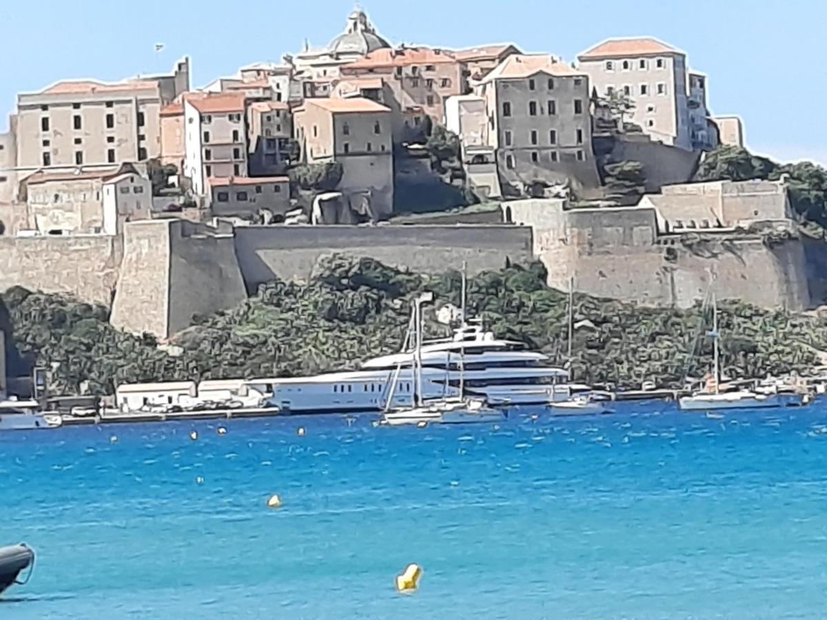 T2 Vue Mer Acces Plage Calvi  Ngoại thất bức ảnh